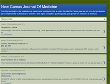 Tablet Screenshot of newcamasjournalofmedicine.blogspot.com