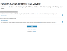 Tablet Screenshot of familieseatinghealthy.blogspot.com