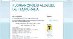 Desktop Screenshot of florianopolisalugueldetemporada.blogspot.com