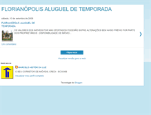 Tablet Screenshot of florianopolisalugueldetemporada.blogspot.com