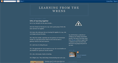 Desktop Screenshot of learningfromthewrens.blogspot.com