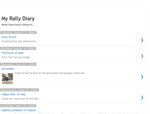 Tablet Screenshot of myrallydiary.blogspot.com