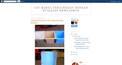 Desktop Screenshot of jual-cat.blogspot.com