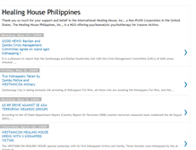 Tablet Screenshot of healinghousephilippines.blogspot.com