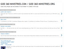 Tablet Screenshot of god360ministries.blogspot.com