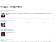 Tablet Screenshot of mannypacquiaovsclotteylivestream.blogspot.com