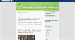 Desktop Screenshot of bittersweetwoods.blogspot.com