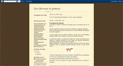 Desktop Screenshot of chevaux-poney.blogspot.com
