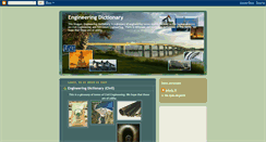 Desktop Screenshot of engineering-dictionary.blogspot.com