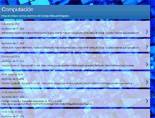 Tablet Screenshot of computacion-belgrano.blogspot.com
