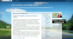 Desktop Screenshot of cachoeiroonteehoje.blogspot.com
