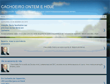 Tablet Screenshot of cachoeiroonteehoje.blogspot.com