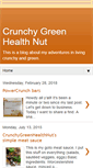 Mobile Screenshot of crunchygreenhealthnut.blogspot.com