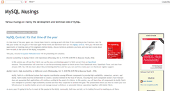 Desktop Screenshot of mysqlmusings.blogspot.com
