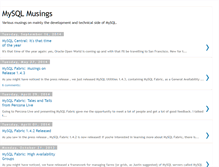 Tablet Screenshot of mysqlmusings.blogspot.com