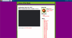 Desktop Screenshot of game-week.blogspot.com