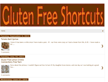 Tablet Screenshot of glutenfreeshortcuts.blogspot.com