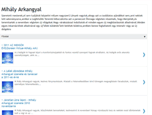 Tablet Screenshot of mihaly-arkangyal.blogspot.com