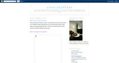Desktop Screenshot of goodchapters.blogspot.com