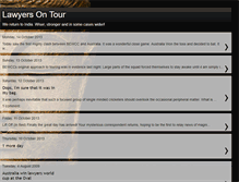 Tablet Screenshot of lawyersontour.blogspot.com