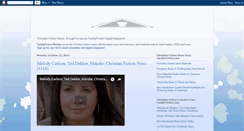 Desktop Screenshot of christianfictionnews.blogspot.com