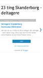Mobile Screenshot of 23tingskanderborg-deltagere.blogspot.com