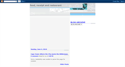 Desktop Screenshot of foodandreceipt.blogspot.com