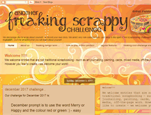 Tablet Screenshot of another-freaking-scrappy-challenge.blogspot.com