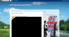 Desktop Screenshot of ciointerviewquestions.blogspot.com