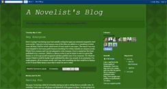 Desktop Screenshot of anovelistblog.blogspot.com