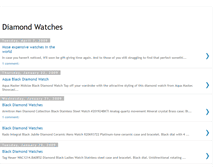 Tablet Screenshot of diamondwatches10.blogspot.com