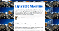 Desktop Screenshot of laylasebctrek.blogspot.com