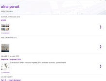Tablet Screenshot of alinapanait.blogspot.com