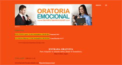 Desktop Screenshot of oratoriaemocional.blogspot.com