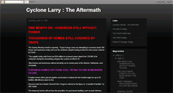 Desktop Screenshot of cyclonelarryaftermath.blogspot.com