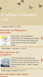 Mobile Screenshot of craftingamagicallife.blogspot.com