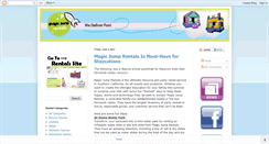 Desktop Screenshot of magicjumprentals.blogspot.com