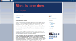 Desktop Screenshot of blancisainmdom.blogspot.com