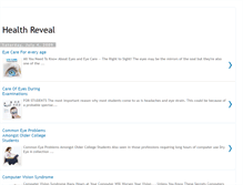 Tablet Screenshot of healthreveal.blogspot.com