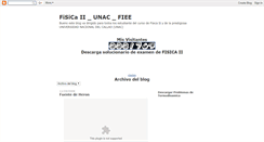 Desktop Screenshot of fisica-fiee-unac.blogspot.com
