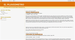 Desktop Screenshot of elpluviometro.blogspot.com