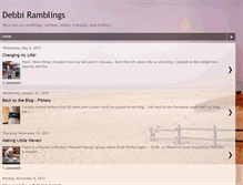 Tablet Screenshot of debbiramblings.blogspot.com