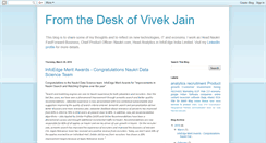 Desktop Screenshot of deskofvivekjain.blogspot.com