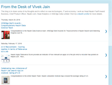 Tablet Screenshot of deskofvivekjain.blogspot.com