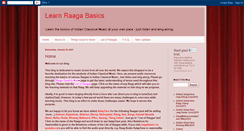 Desktop Screenshot of learnraagabasics.blogspot.com