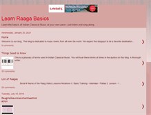 Tablet Screenshot of learnraagabasics.blogspot.com