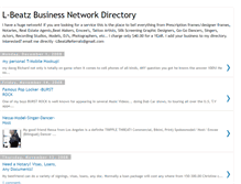 Tablet Screenshot of lbeatznetwork.blogspot.com