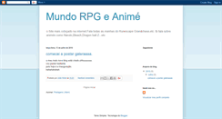 Desktop Screenshot of mundorpgeanime.blogspot.com