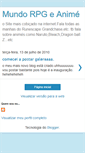 Mobile Screenshot of mundorpgeanime.blogspot.com
