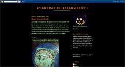 Desktop Screenshot of everynightishalloween.blogspot.com